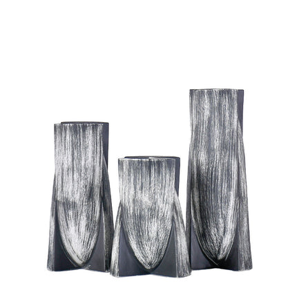 Irregular Ceramic Abstract Geometric Ornaments Glazed New Chinese Decor Items