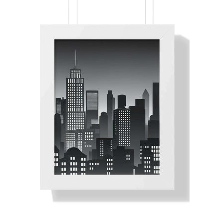 Eco-Chic Luxe Vertical Art Print with Sustainable MDF Frame