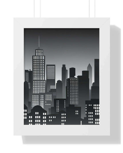 Eco-Chic Luxe Vertical Art Print with Sustainable MDF Frame