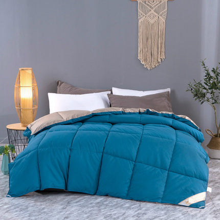 Peekaboo Studio Thickened Velvet Goose Down Quilt - 100% Cotton, Luxur