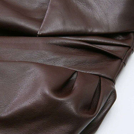 Sophisticated Lace-Up Petite Trench Coat with Elegant POLO Neck