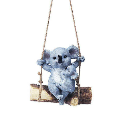 Enchanting Whimsical Animal Resin Hanging Decorations for Outdoor Villa Aesthetics