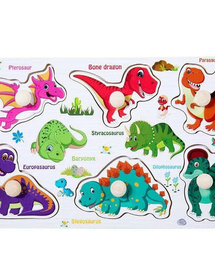 Interactive Montessori Wooden Puzzle Set - Fun Learning Toy for Early Childhood Development