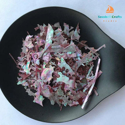 50g Iridescent Abalone Shell Slices for Creative Nail Art and Craft Projects - Très Elite