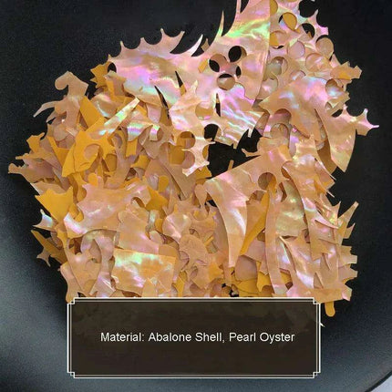 50g Iridescent Abalone Shell Slices for Creative Nail Art and Craft Projects - Très Elite