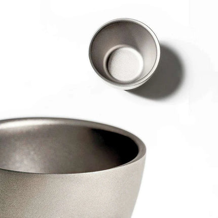 50ml Lightweight Titanium Travel Mug - Ultimate Adventure Companion - Très Elite