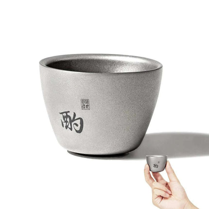 50ml Lightweight Titanium Travel Mug - Ultimate Adventure Companion - Très Elite