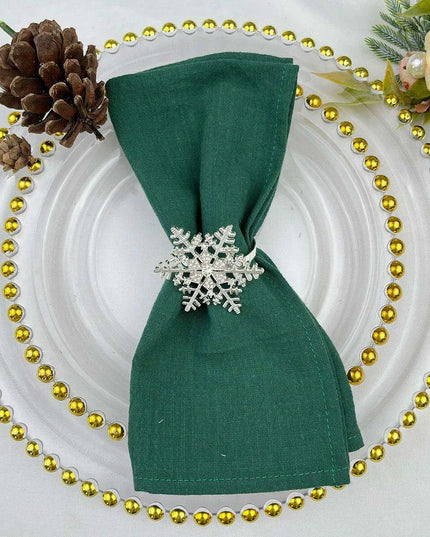 Sophisticated 50-Piece Cotton Napkin Collection for Upscale Dining Events