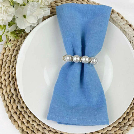 Sophisticated 50-Piece Cotton Napkin Collection for Upscale Dining Events
