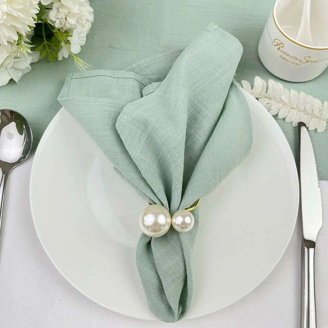 Sophisticated 50-Piece Cotton Napkin Collection for Upscale Dining Events