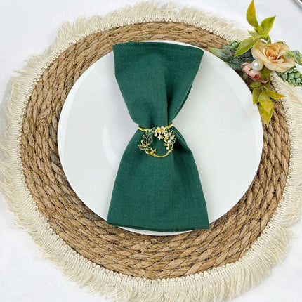 Sophisticated 50-Piece Cotton Napkin Collection for Upscale Dining Events