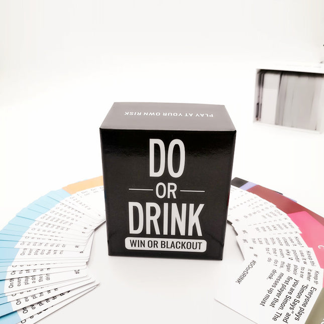 Do Or Drink Board Game Card Set In Color Box For Ages 14 And Up