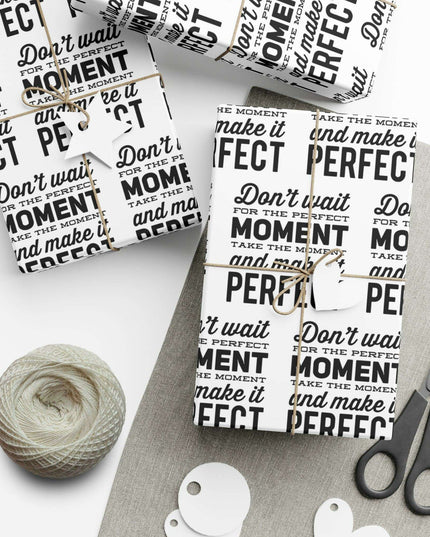 Elegant Customizable Gift Wrap with Inspirational Quotes: Redefine Your Gifting Experience