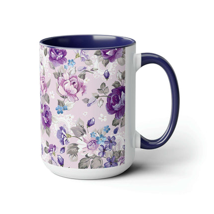 Elegant Duo: Maison Two-Tone Ceramic Coffee Cups