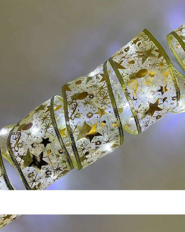 Magical Silk Ribbon Fairy Lights: Illuminate Your Christmas Wonderland