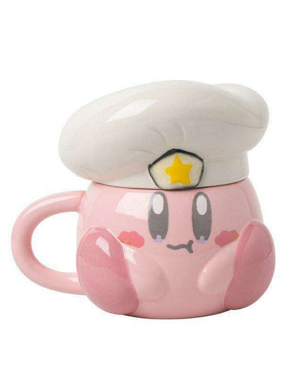 Charming Chef Cartoon Enamel Mug - Functional Art for Your Daily Sip