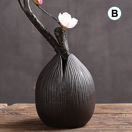 Handmade Ceramic Vintage Tabletop Ornament Vase 8.4x10cm