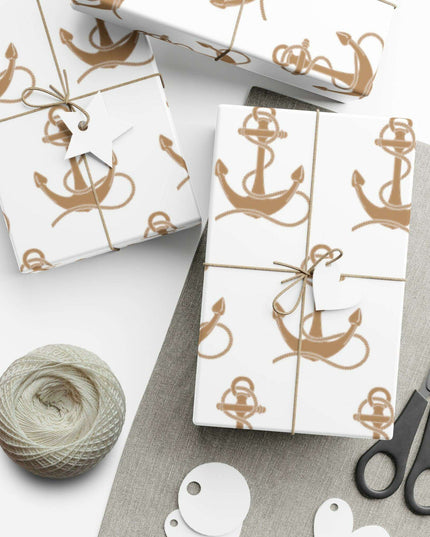 Nautical Elegance: Premium Gift Wrap Collection - Made in the USA
