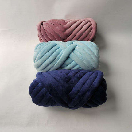 Luxury Crystal Fleece Cotton Yarn: 1KG for Exquisite Hand-Knitting Creations