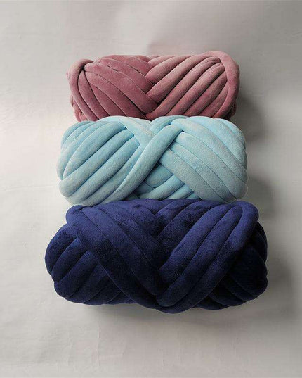 Luxury Crystal Fleece Cotton Yarn: 1KG for Exquisite Hand-Knitting Creations