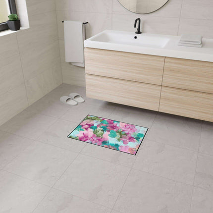 Elegant Floral Non-Slip Area Rug for Modern Home Elegance