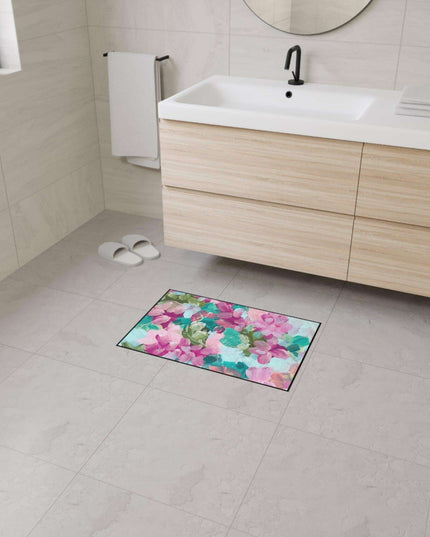 Elegant Floral Non-Slip Area Rug for Modern Home Elegance