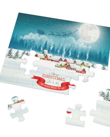 Holiday Joy Puzzle Collection - Perfect Family Activity for Christmas Fun