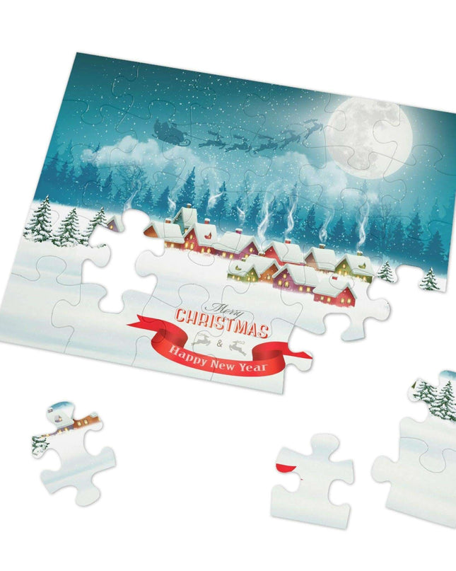 Holiday Joy Puzzle Collection - Perfect Family Activity for Christmas Fun