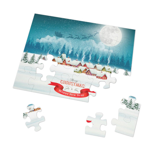 Joyful Christmas Puzzle Set - Engaging Holiday Fun for Everyone