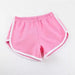 Chic High-Waisted Casual Shorts for Women - Fashionable Black and White Harajuku Style for Beachwear 2024