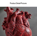 Anatomical Heart Resin Flower Vase - Unique Home Decor Accent