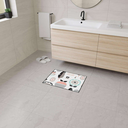 Chic Scandinavian Vintage Area Rug: Modern Floor Mat for Stylish Interiors