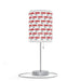 Customizable Valentine’s Luxe Steel Table Lamp with Exquisite Shade