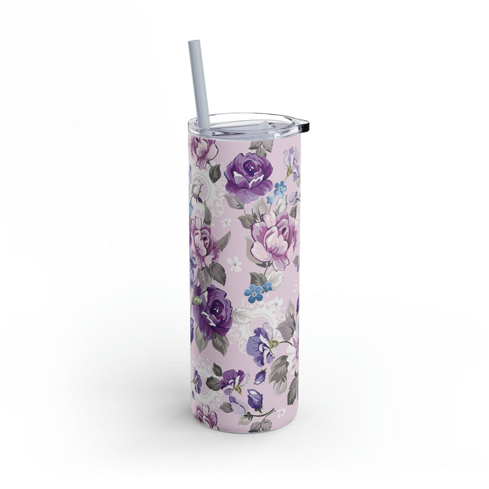 20oz Elegant Matte Stainless Steel Skinny Tumbler by Maars Maker - Sip in Luxury