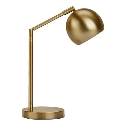 Room & Decor 19"H Contemporary Gold Metal Table Lamp with Gold Shade