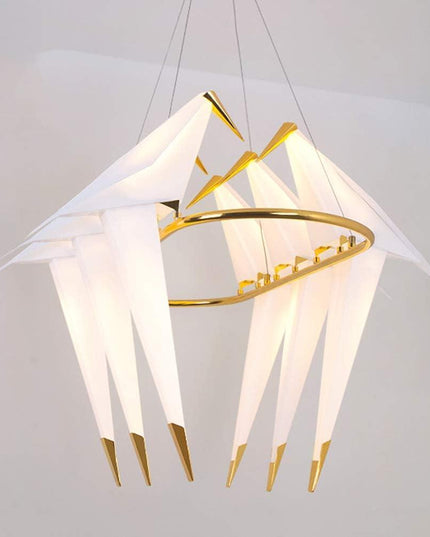 Nature-Inspired Nordic Bird Ceiling Lamp with Elegant Design