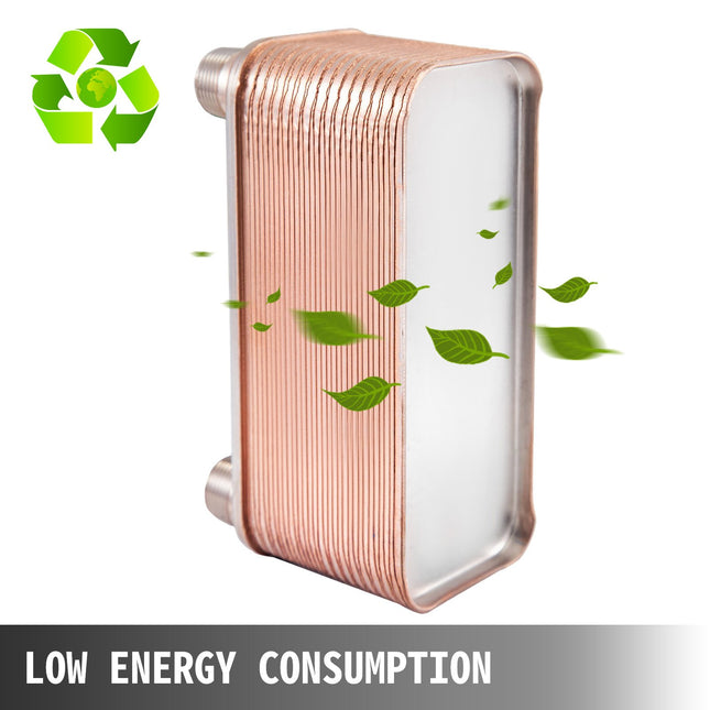 Heat Exchanger 3/4” MNPT Ports Brazed Plate Heat Exchanger