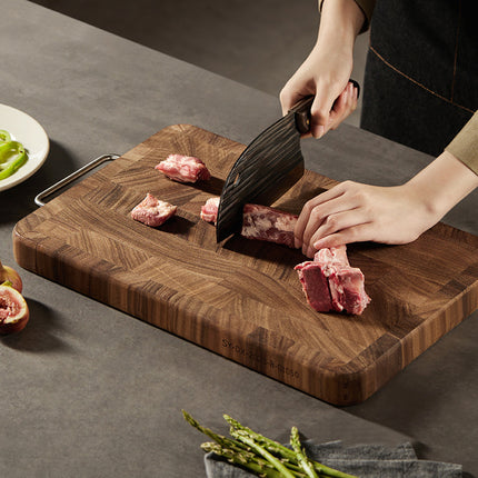 Thickened Solid Wood Double Sided Square Chopping Board For Kitchen