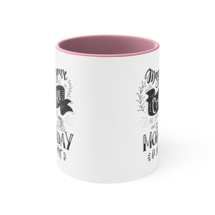 Colorful 11oz Custom Ceramic Coffee Mug with Unique Interior Design