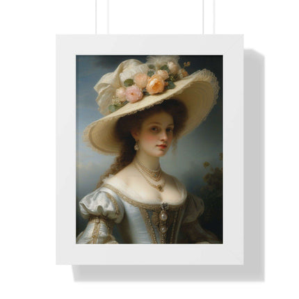 Elegant Femme Fatale: Sustainable Art Print for Stylish Home Interiors