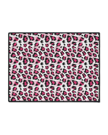 Stylish Pink Leopard Print Area Rug for a Trendy Home Refresh