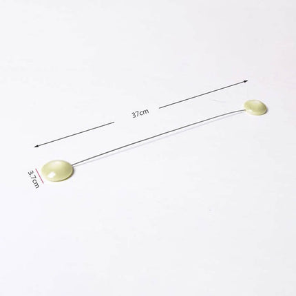 Peekaboo Studio Decorative Stainless Steel Curtain Strap Hook - Round