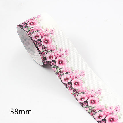 Peekaboo Studio Flower Printed Thread Ribbon - Durable, Versatile Craf