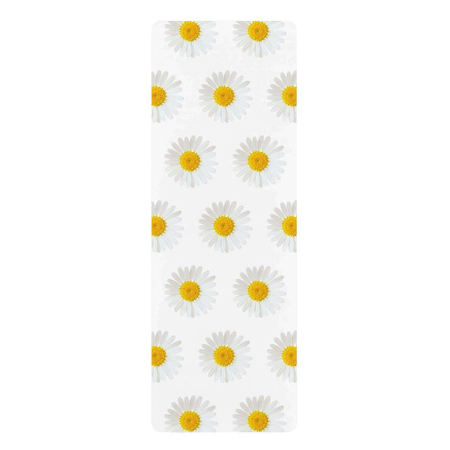 Elite Zen Custom Luxury Daisy Yoga Mat - Microfiber Suede with Anti-Slip Design