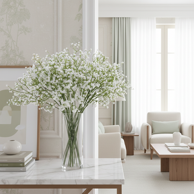 Peekaboo Studio Gypsophila Artificial Flower - Realistic & Long-Lastin