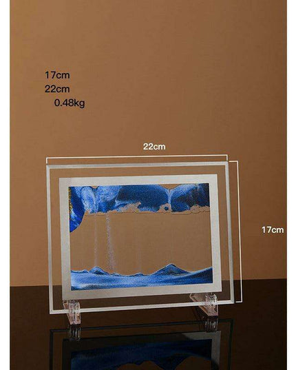 Mesmerizing 3D Glass Quicksand Art for a Tranquil Environment