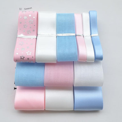 Peekaboo Studio Handmade Ribbon Combination Set - Versatile Hair Acces