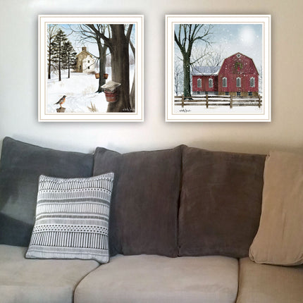 Billy Jacobs 2-Piece Framed Wall Art Set - "A Little Snow" & "Waiting