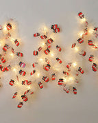 Red Snowman Warm Light