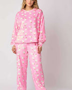 Pink Santa Claus Head